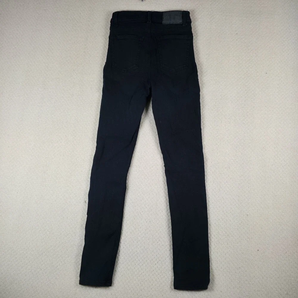 GRLFRND Kendall Skinny Jeans Size‎ 23 Black Westside Mid-Rise Stretch Normcore